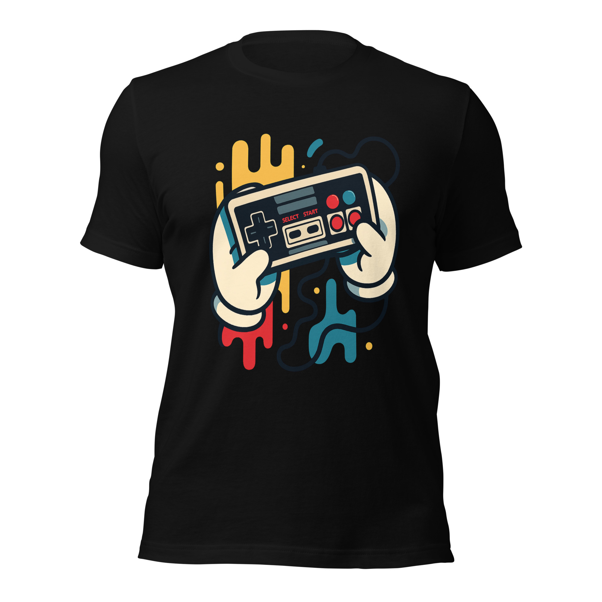 Camiseta Retro Gamer Unisex – Control Clásico 8-Bit