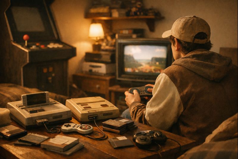 Nostalgia retro: consolas clásicas y televisión CRT